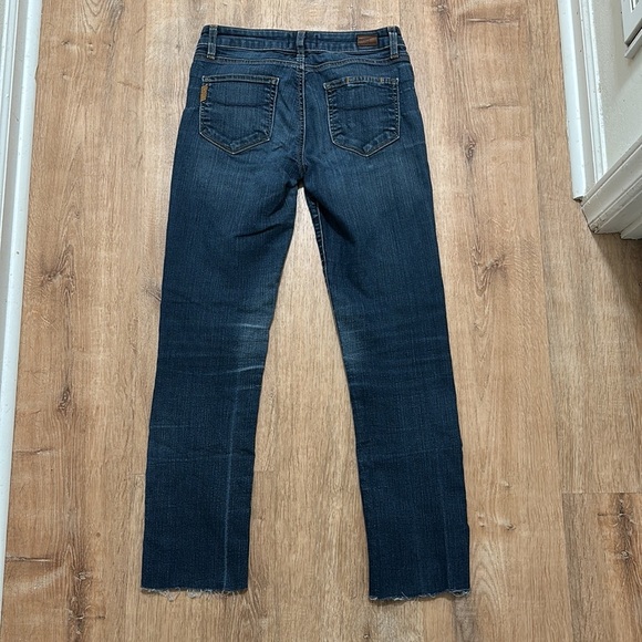 PAIGE | Skyline Straight Raw Hem Denim Jeans - Picture 2 of 4